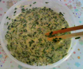 韭菜鸡蛋饼的做法步骤：6
