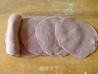 【百变面食】紫薯的诱惑---紫薯玫瑰馒头的做法步骤：10