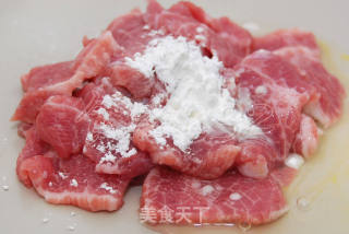 香椿肉片溜豆腐的做法步骤：5