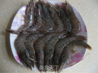 清蒸蒜蓉开边虾的做法步骤：1
