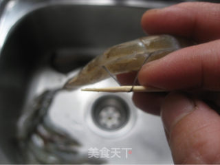 清蒸蒜蓉开边虾的做法步骤：5