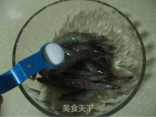 清蒸蒜蓉开边虾的做法步骤：6