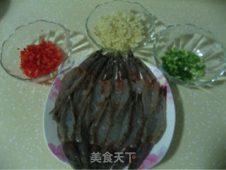 清蒸蒜蓉开边虾的做法步骤：12