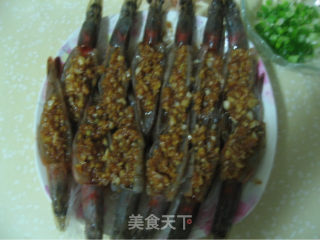 清蒸蒜蓉开边虾的做法步骤：18