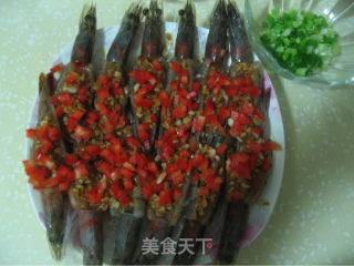 清蒸蒜蓉开边虾的做法步骤：19