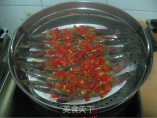 清蒸蒜蓉开边虾的做法步骤：20