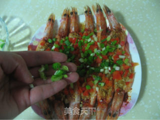 清蒸蒜蓉开边虾的做法步骤：21