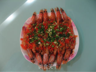 清蒸蒜蓉开边虾的做法步骤：24