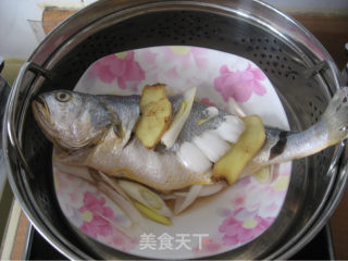 清蒸黄花鱼的做法步骤：6