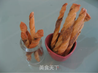 芝麻糖酥皮饼干棒的做法步骤：10