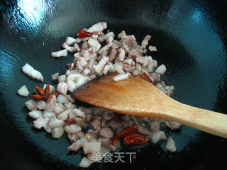 肉丁打卤面的做法步骤：3