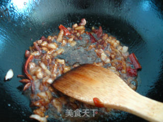 肉丁打卤面的做法步骤：4