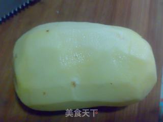椒盐薯条的做法步骤：1