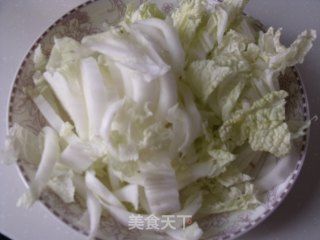 白菜炒粉丝的做法步骤：1