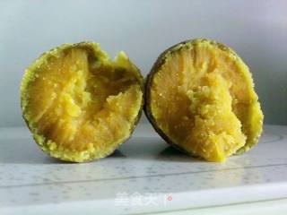 高压锅蒸蕃薯的做法步骤：6