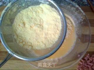玉米鸡蛋卷的做法步骤：4