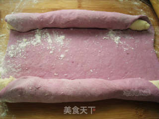紫蝴蝶白土司的做法步骤：13