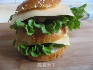 芝士肉排堡的做法步骤：15