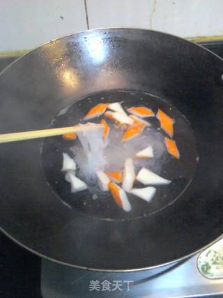 蟹肉棒粉丝鸡蛋汤的做法步骤：5