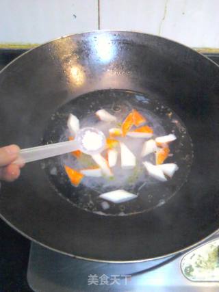 蟹肉棒粉丝鸡蛋汤的做法步骤：6