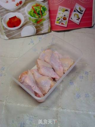 微波炉----烤鸡翅的做法步骤：2