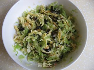 黄瓜鸡蛋素饺子的做法步骤：9