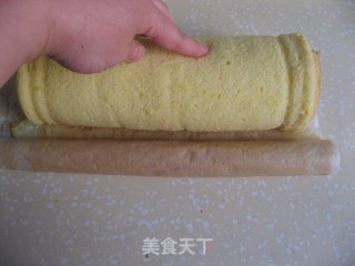 香草果酱蛋糕卷的做法步骤：7