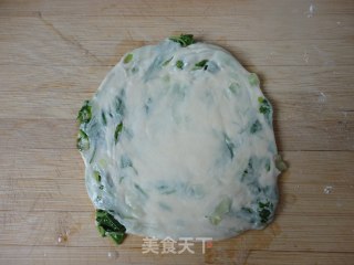 香椿葱油饼的做法步骤：6
