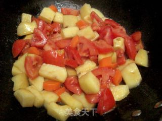 土豆西红柿焖牛腩的做法步骤：6