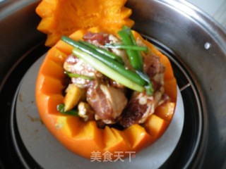 豉香金瓜排骨的做法步骤：6