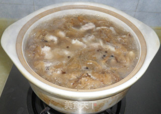 盐白菜滑肉片汤的做法步骤：6
