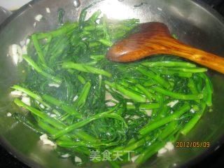 蒜蓉通菜的做法步骤：5