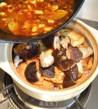 香菇豆腐煲的做法步骤：13