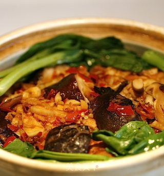香菇豆腐煲的做法步骤：15