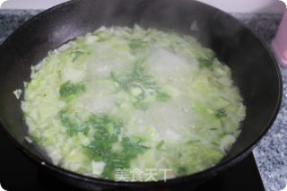 包菜烹汤团的做法步骤：14