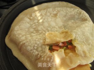 鸡蛋灌饼的做法步骤：7
