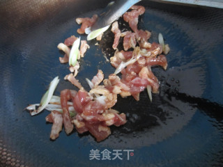 青菜肉丝炒面的做法步骤：6