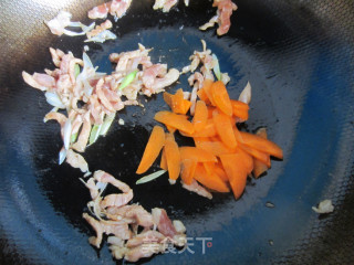 青菜肉丝炒面的做法步骤：7
