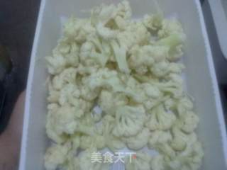 孜然菜花的做法步骤：2