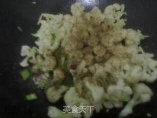 孜然菜花的做法步骤：6
