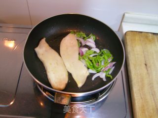 白领一族的健康午餐--素肉排套餐的做法步骤：7