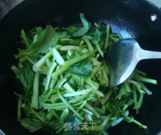 素炒油白菜的做法步骤：3