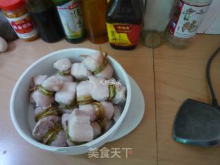 稻草捆猪肉的做法步骤：4