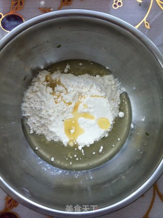 抹茶红豆酥的做法步骤：5