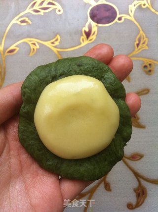 抹茶红豆酥的做法步骤：10