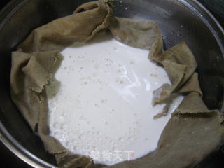 豆浆的做法步骤：4