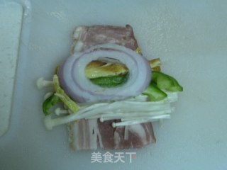 培根蔬菜卷的做法步骤：3