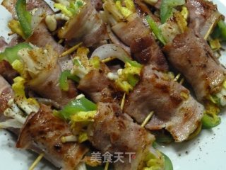培根蔬菜卷的做法步骤：6