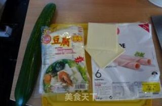 平凡小创意—豆腐三明治的做法步骤：1