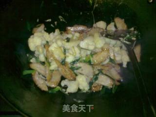 菜花炒潮汕肉卷的做法步骤：11